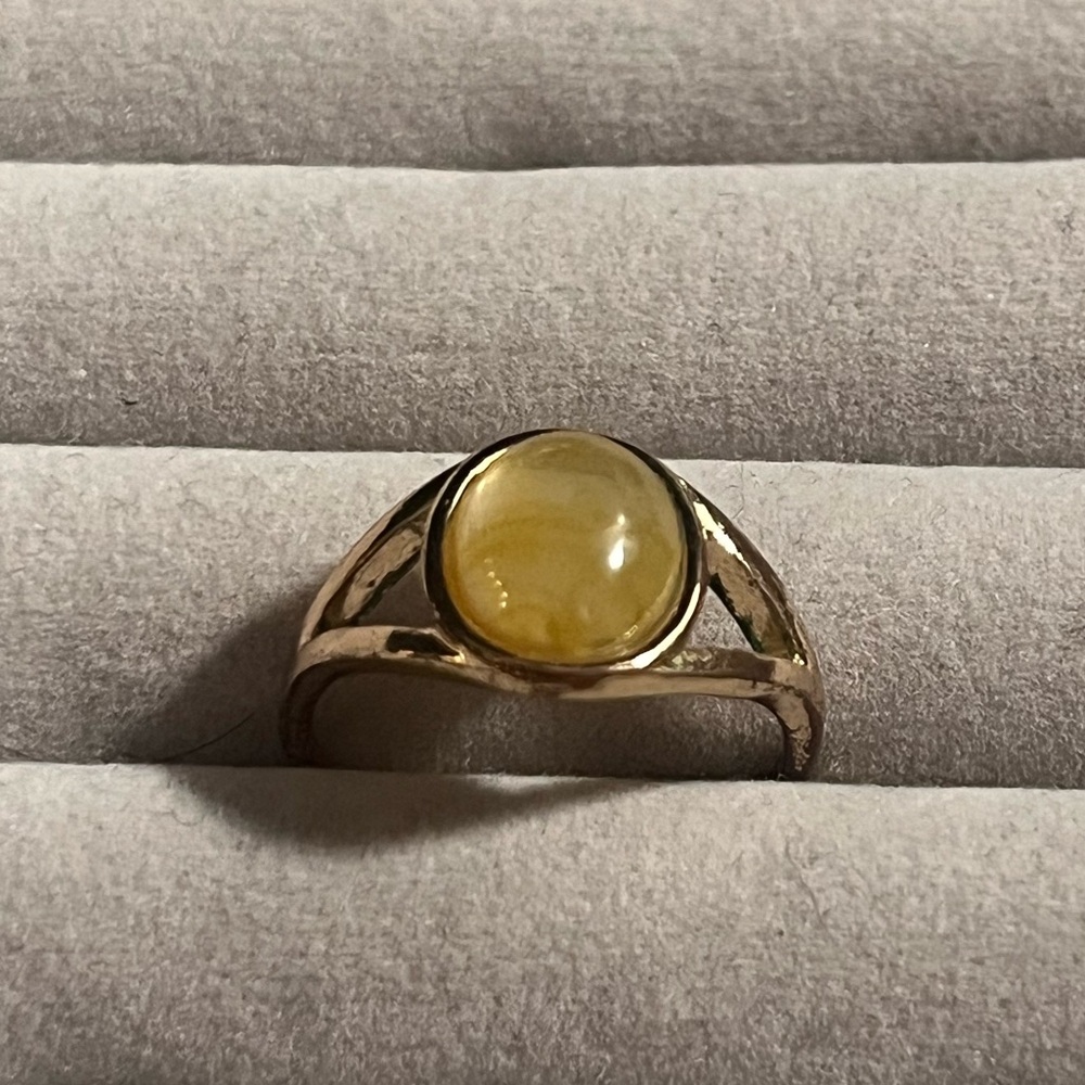 ❤️‍🔥BOGO free Express Gold Fashion Jewelry Gemstone Ring US 6 Stackable Layer